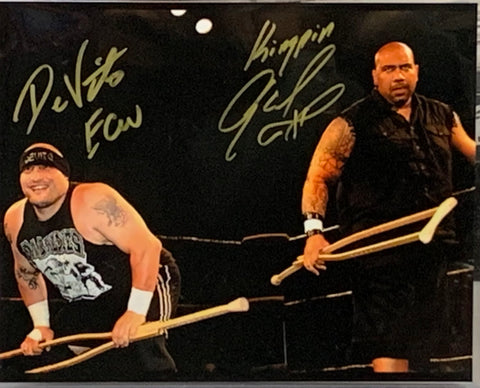 Da Baldies (Angel & Devito) ECW Signed 8x10 Color Photo (Comes w/COA)