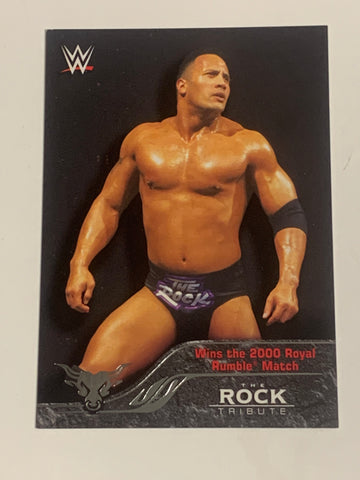 The Rock 2016 WWE Topps Tribute Insert Card #12