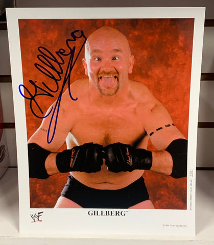 Gillberg Signed WWE 8x10 Color Photo (Comes w/COA) (Newly Listed)