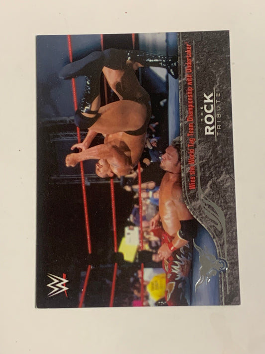 The Rock 2016 WWE Topps Tribute Insert Card #16