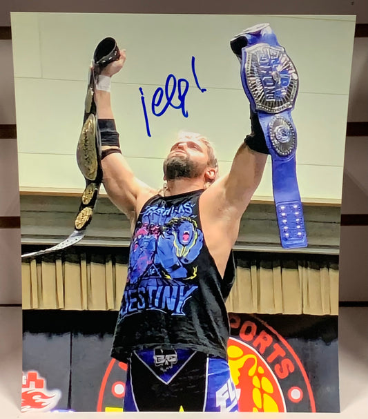 El Phantasmo Signed 8x10 Color Photo IWGP NJPW (Comes w/COA)