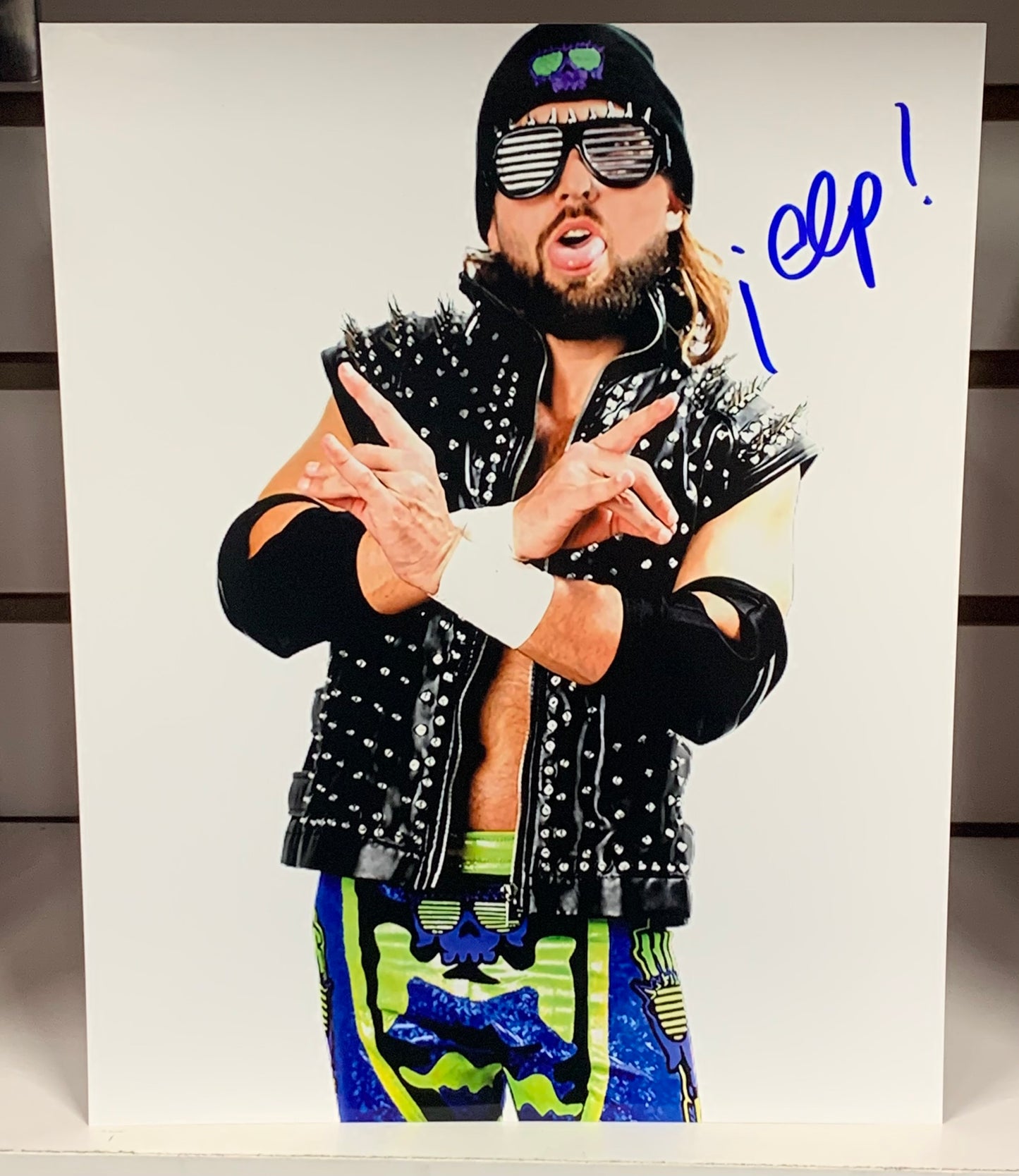 El Phantasmo Signed 8x10 Color Photo IWGP NJPW COA