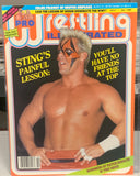 PWI Pro Wrestling Illustrated Magazine Oct. 1990 STING (Brutus Beefcake Full Color Poster)