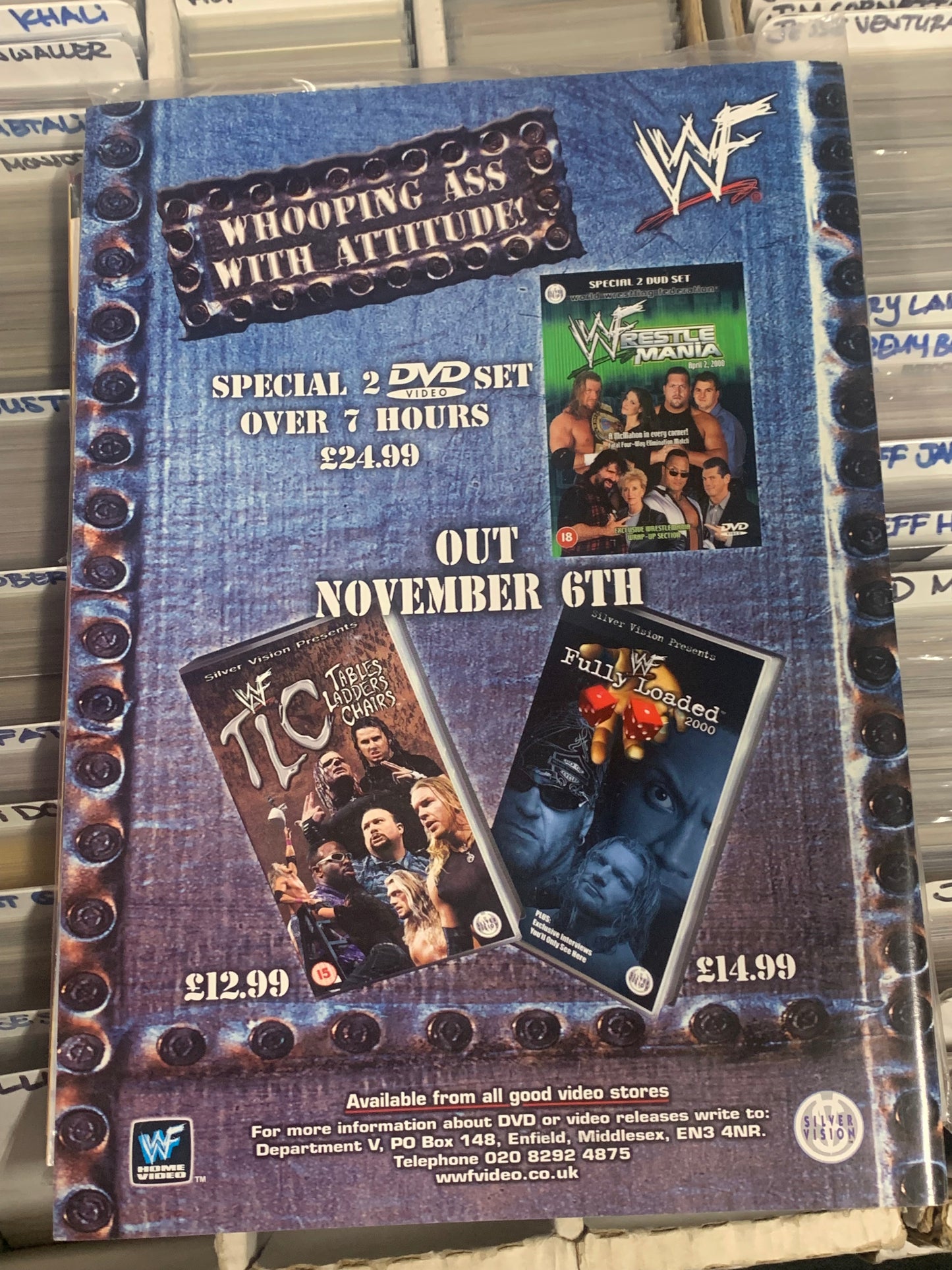 Power Slam Wrestling Magazine Nov. 2000 CHYNA (Newly Listed)