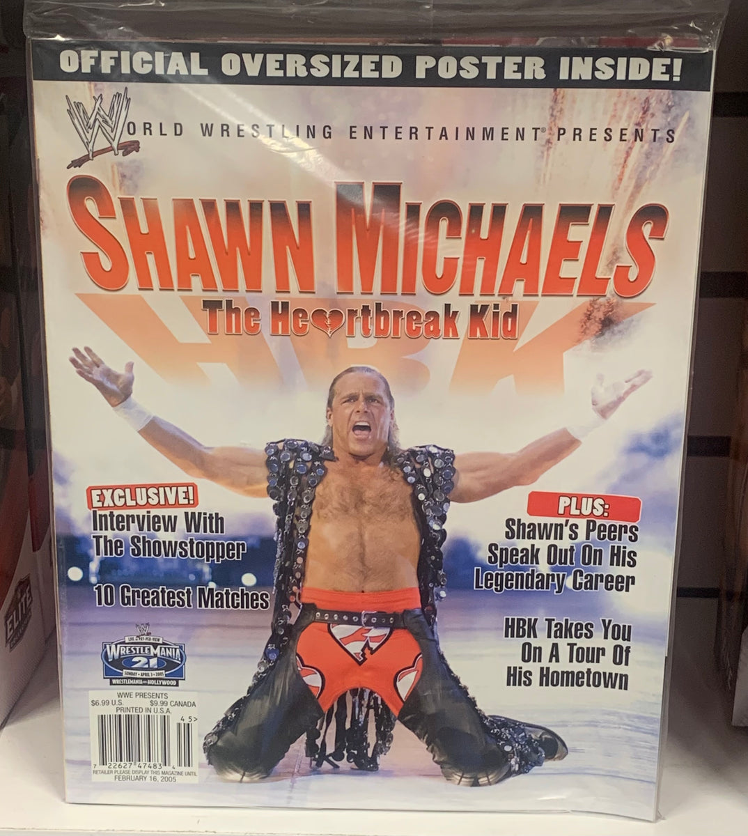 Shawn Michaels WWE Magazine 2005 (Oversized Poster Inside) (Sealed (Ne ...