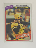 Dave Parker 1980 Topps Card PIRATES (MLB Hall of Fame)