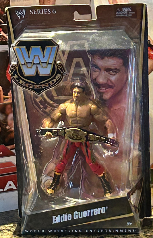 + Eddie Guerrero WWE Mattel Legends Elite Series 6 Action Figure (Very Hard To Find)
