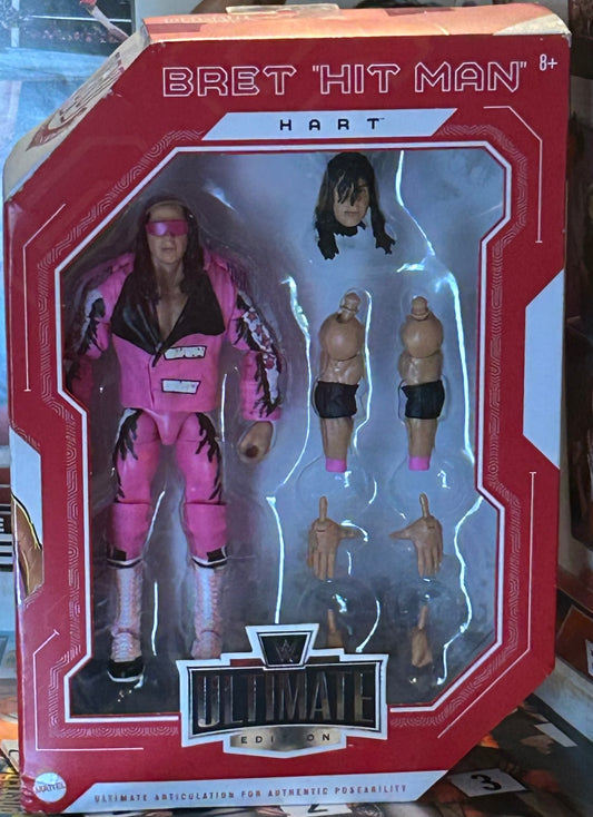 + Bret “The Hitman” Hart WWE Mattel Ultimate Edition Action Figure