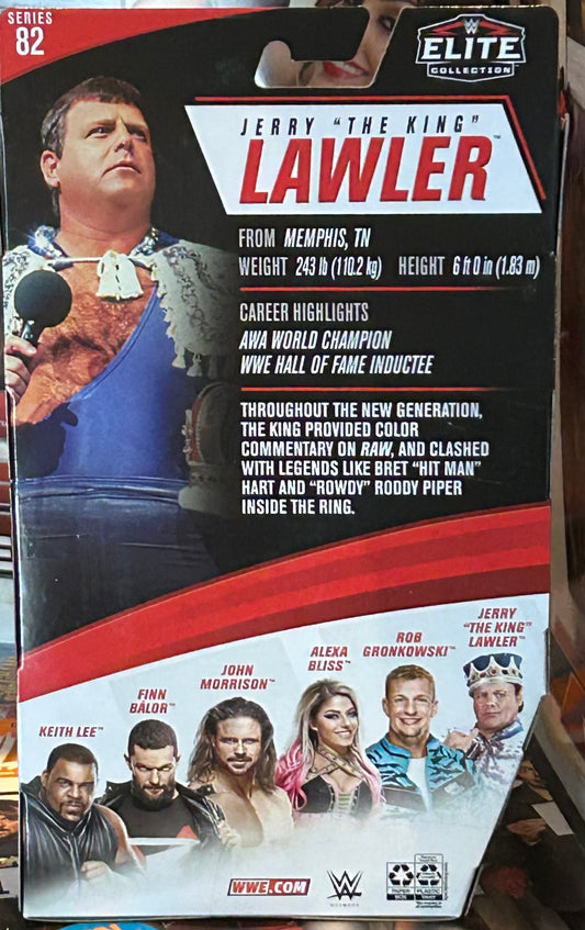 + Jerry “The King” Lawler WWE Mattel Elite Series 82 Action Figure