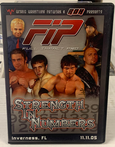 FIP Full Impact Pro DVD “Strength In Numbers” 11/11/05 (Aries, Danielson, Strong & so much more)