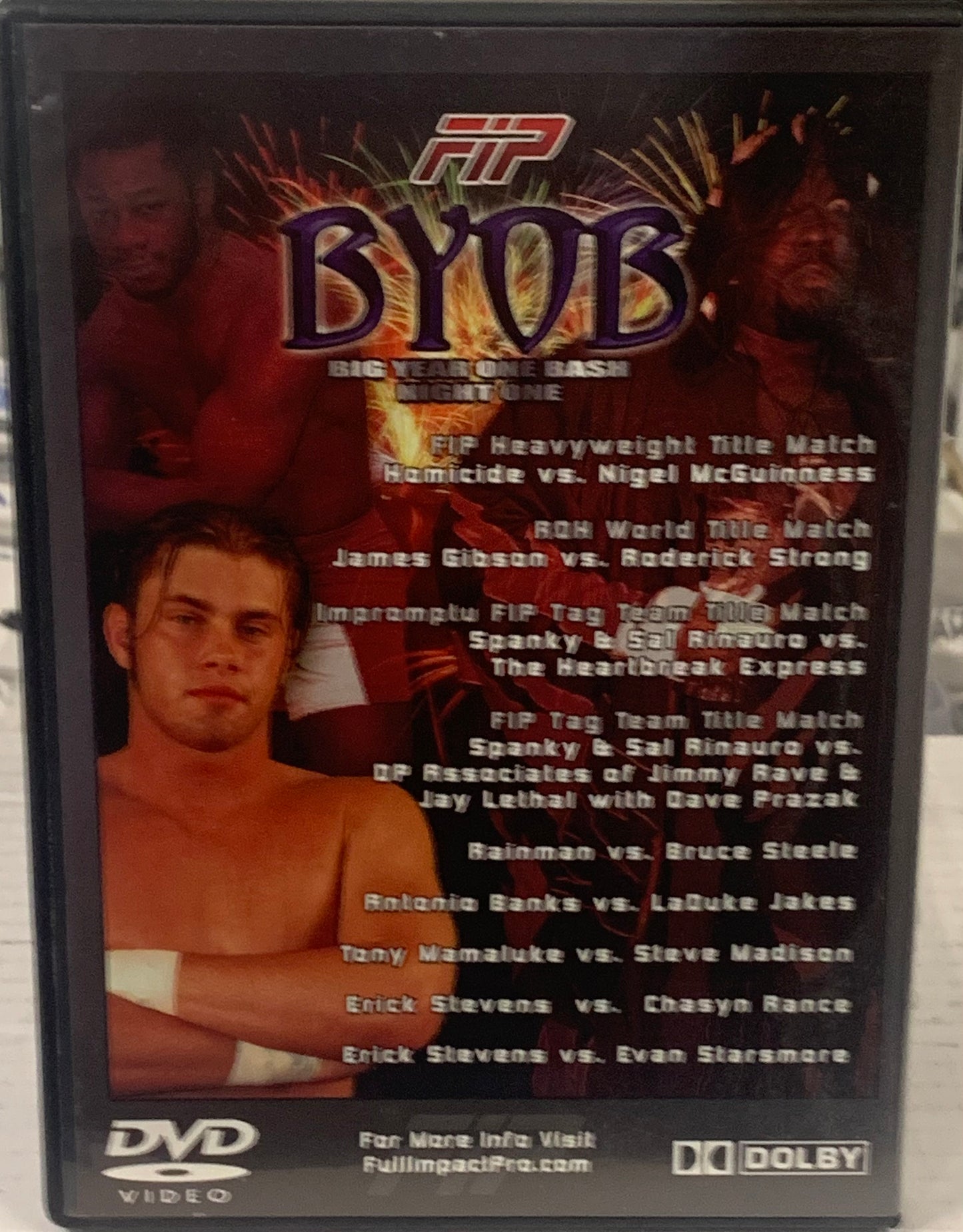 2 Lot FIP Full Impact Pro DVD BYOB, Big Year One Bash Night One & Two 9/2/05 9/3/05