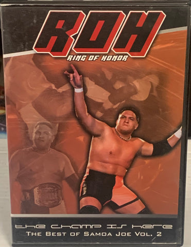 The Best of Samoa Joe in ROH Vol. 2 DVD “The Champ Is Here” (Homicide, Jay Briscoe, Lowki & so much more)