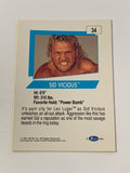 Sid Vicious SIGNED 1991 WCW Card (Comes w/COA)!!!