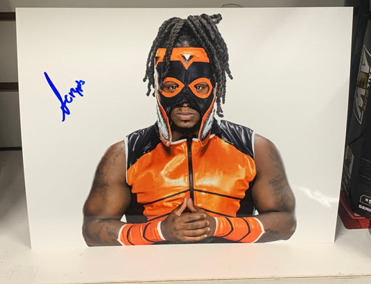 Reggie aka Scrypts Signed 8x10 Color Photos NXT WWE