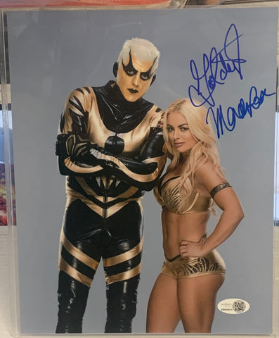 Goldust & Mandy Rose Dual Signed 8x10 Color Photo (JSA Certified)