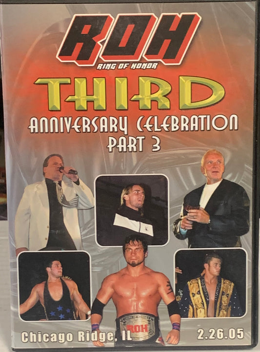 ROH Ring of Honor DVD “Third Anniversary Celebration Part 3” 2/26/05 (CM Punk, Samoa Joe, Aries)