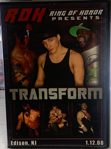 ROH Ring of Honor DVD “Transform” 1/12/08 (Tyler Black, Briscoes, Danielson & so much more)