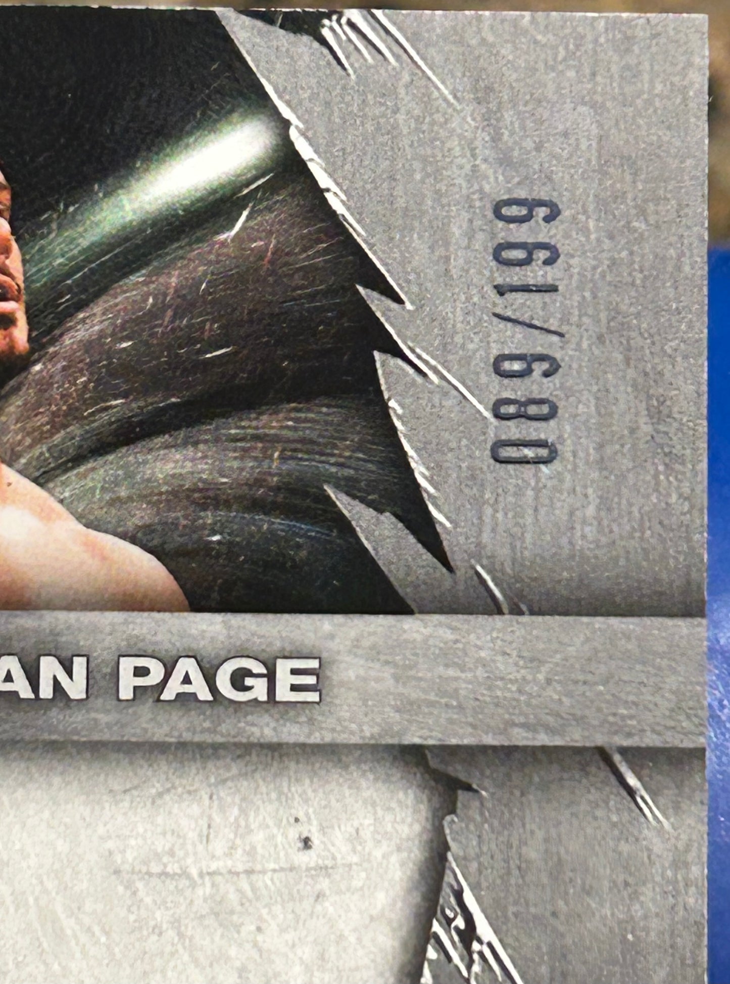 + Ethan Page 2022 AEW Metal Universe Purple Parallel Card #89/199