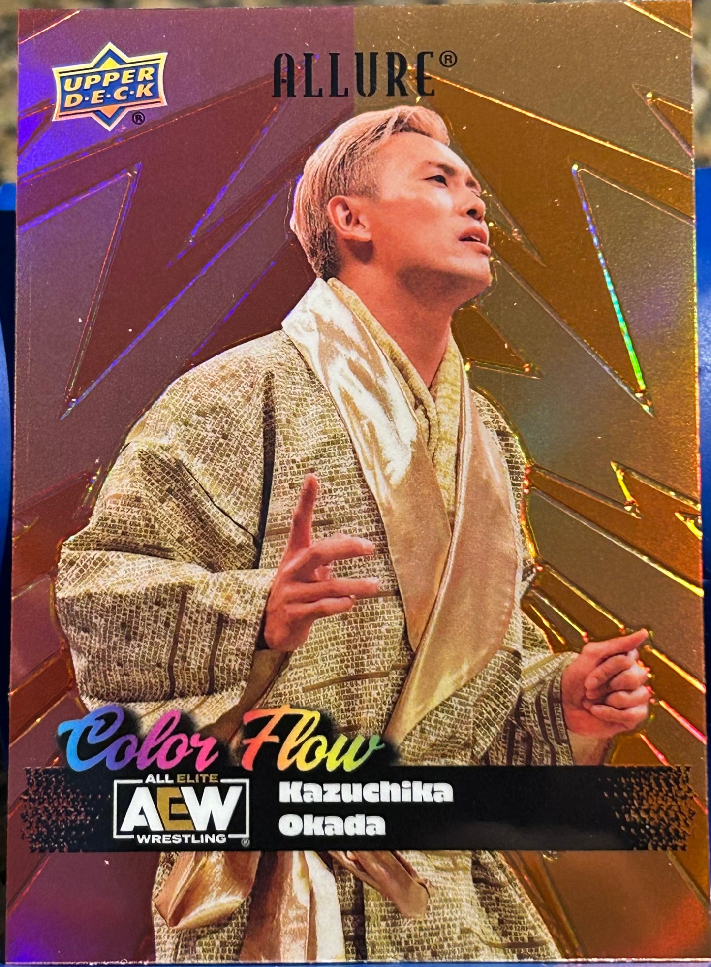 + Kazuchika Okada 2024 AEW Allure Color Flow “Red-Orange” Insert Card