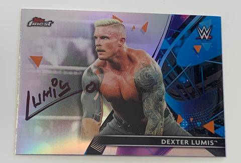 Dexter Lumis 2021 WWE Topps Finest Refractor SIGNED Card (Comes w/COA)!!!