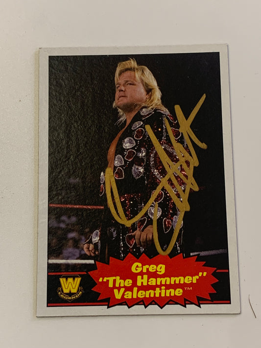 Greg “The Hammer” Valentine SIGNED 2012 Topps Heritage COA