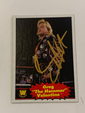 Greg “The Hammer” Valentine SIGNED 2012 Topps Heritage Card (Comes w/COA)!!!