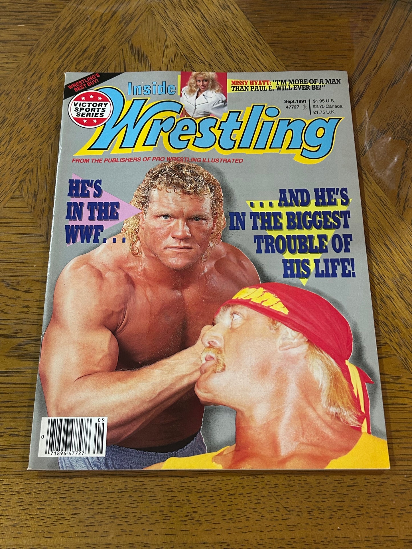 Inside Wrestling Magazine Sept 1991 (Sid Vicious, Hulk Hogan & so much more)