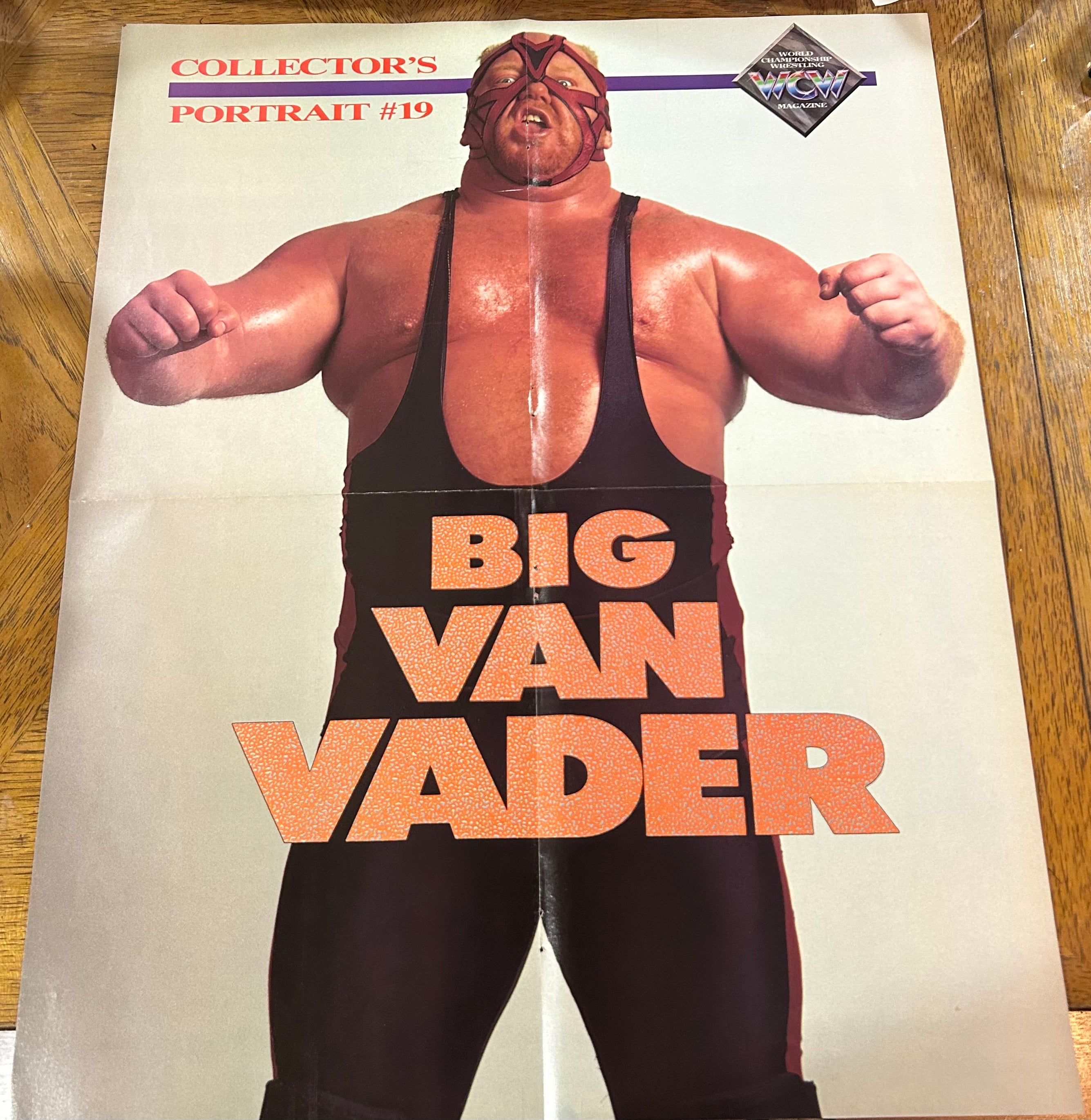 Big Van Vader HUGE Full Color WCW Poster – The Wrestling Universe