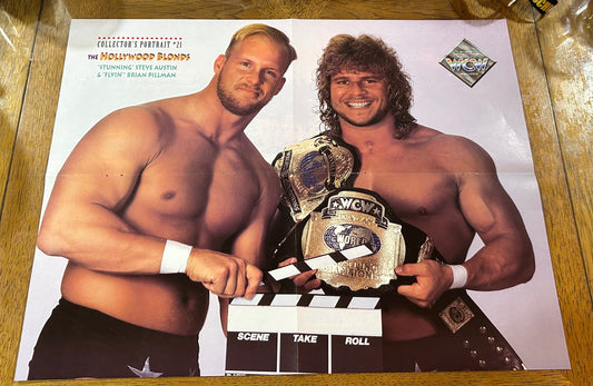Hollywood Blondes HUGE Full Color WCW Poster
