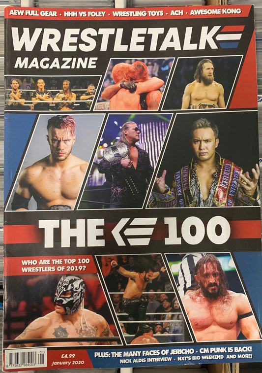 Wrestletalk Magazine January 2020 (Jericho, Okada, Danielson & so much more)