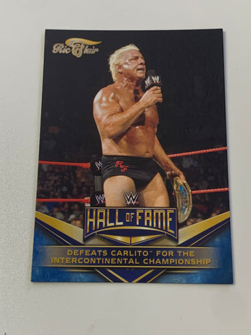 Ric Flair 2018 WWE Topps “Hall of Fame” Insert Card!!!