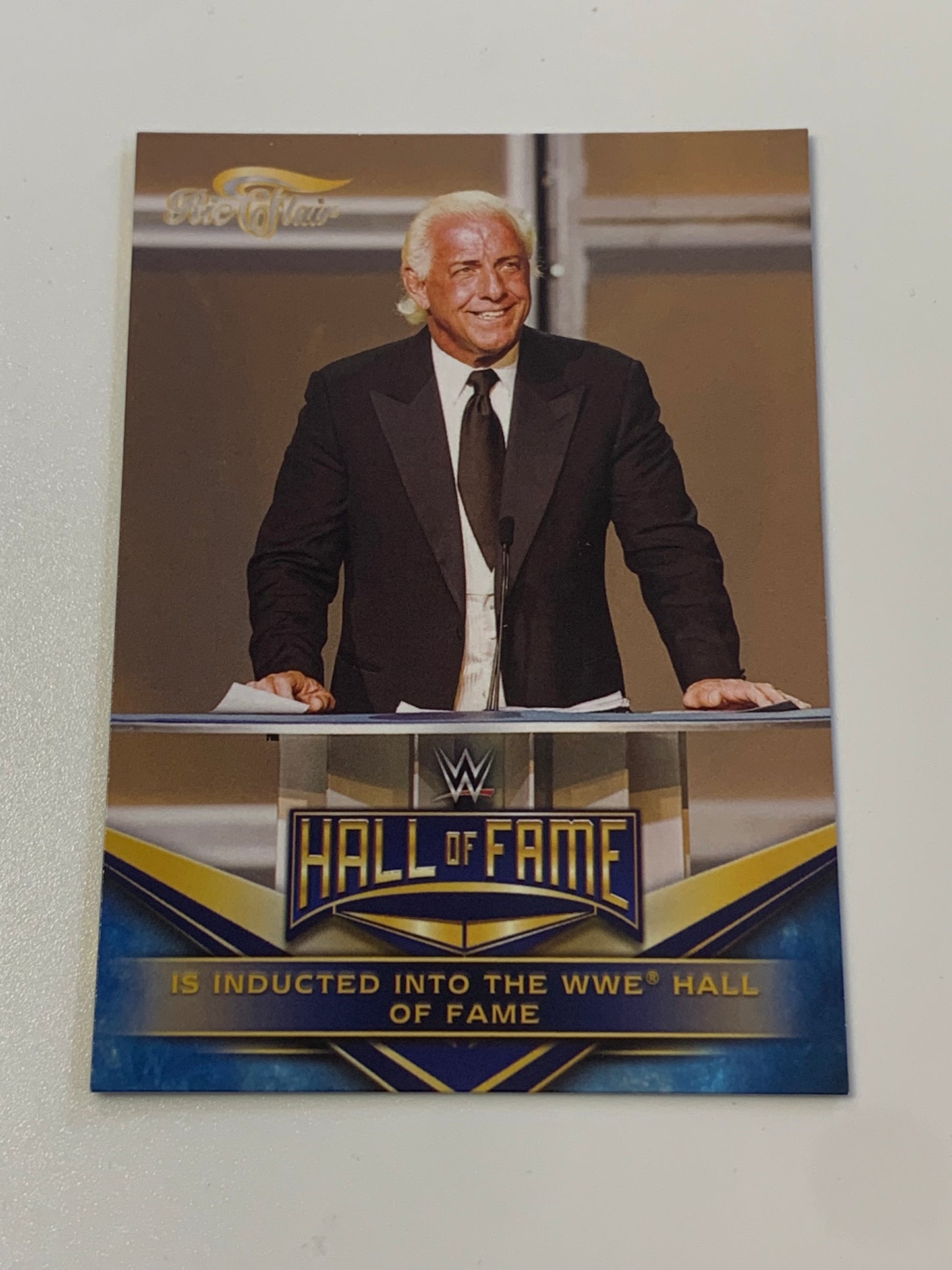 Ric Flair 2018 WWE Topps “Hall of Fame” Insert Card