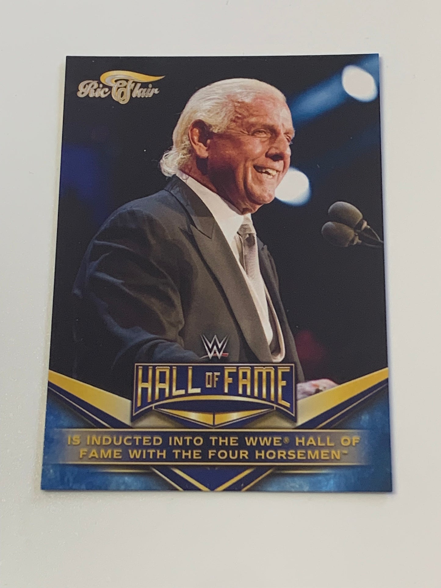 Ric Flair 2018 WWE Topps “Hall of Fame” Insert Card