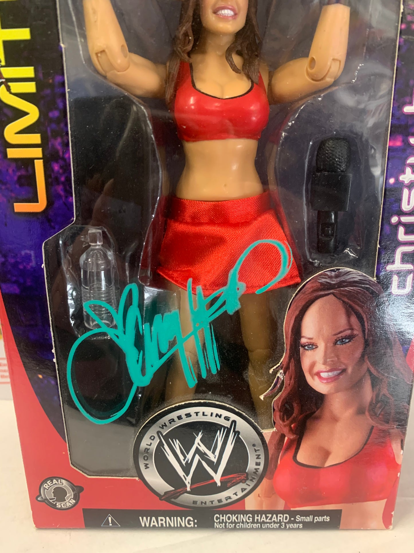 Christy Hemme WWE Jakks Limited Edition Figure (VERY RARE SIGNED) JSA COA