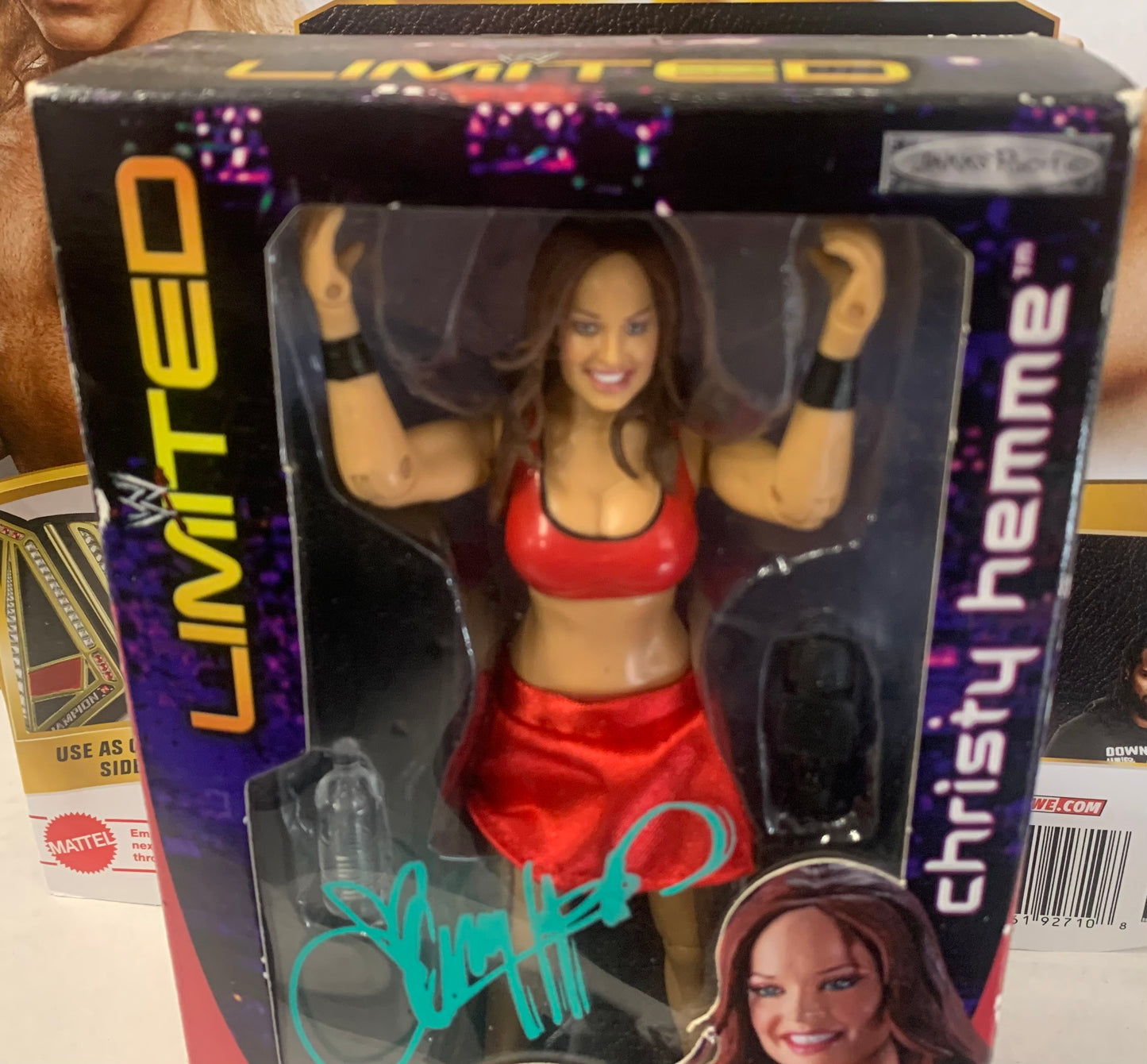 Christy Hemme WWE Jakks Limited Edition Figure (VERY RARE SIGNED) JSA COA