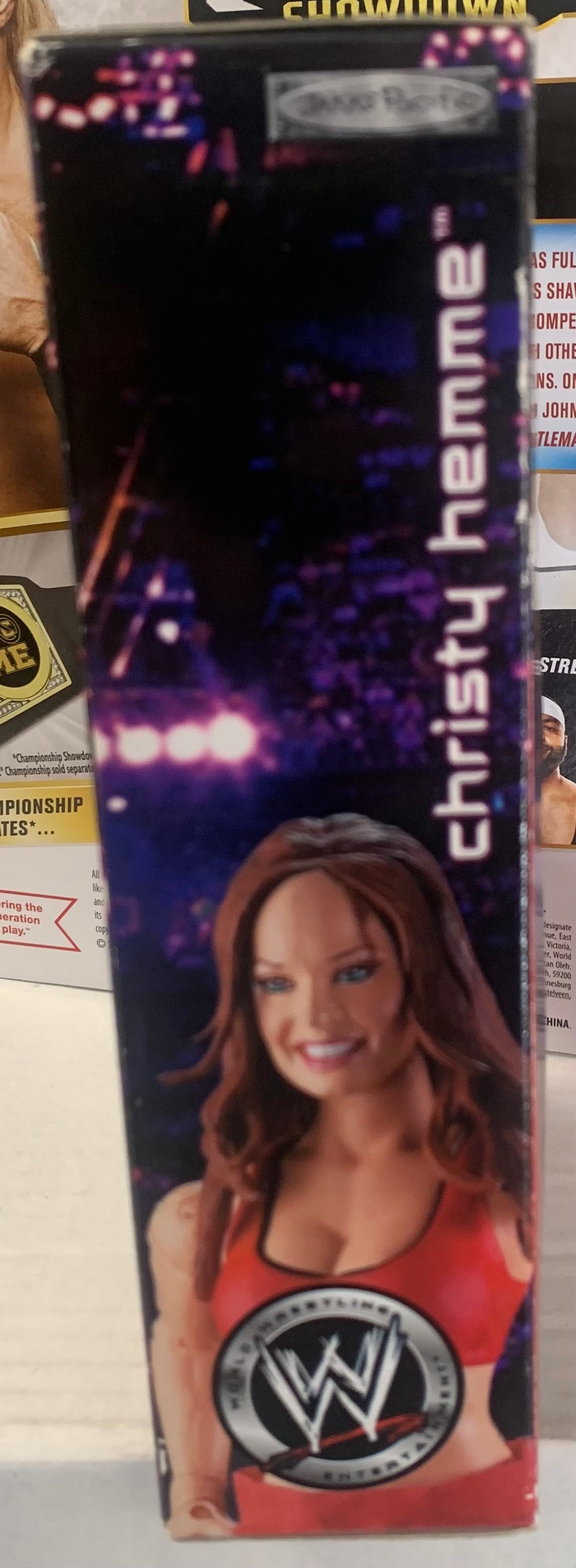 Christy Hemme WWE Jakks Limited Edition Figure (VERY RARE SIGNED) JSA COA