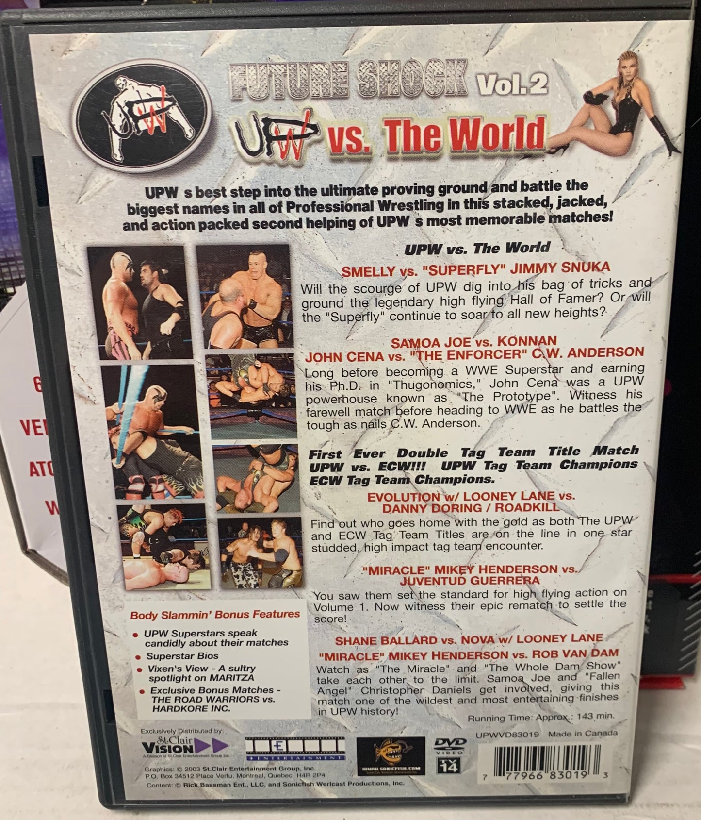 UPW Ultimate Pro Wrestling DVD “UPW vs The World” (Samoa Joe, John Cena, Jimmy Snuka & so much more)