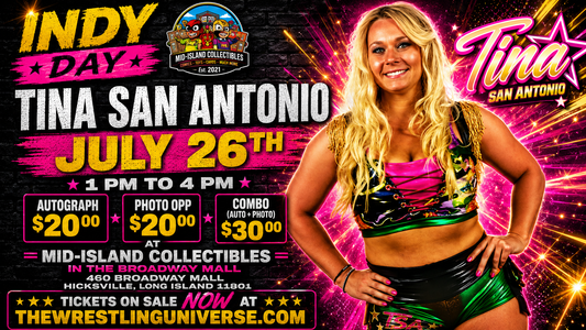 Meet & Greet with Tina San Antonio on July 26th from 1-4pm