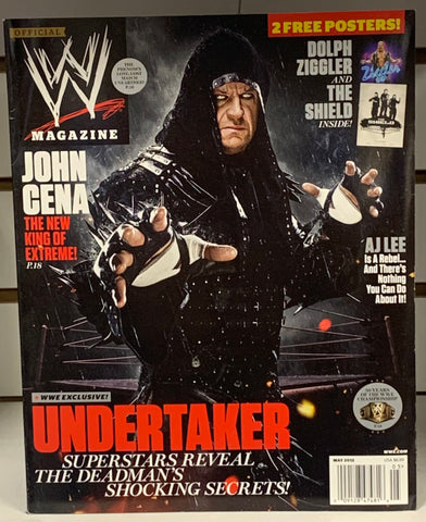 WWE Magazine May 2013 The Undertaker (2 Epic posters Inside)!!!