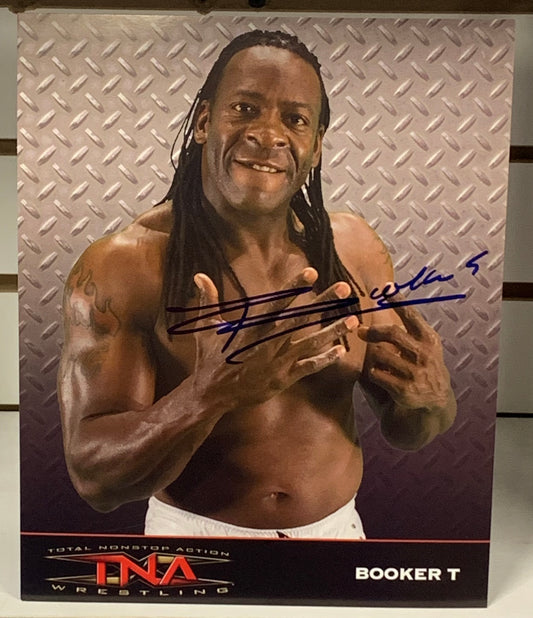 Booker T Signed TNA Authentic Promo (Comes w/COA)