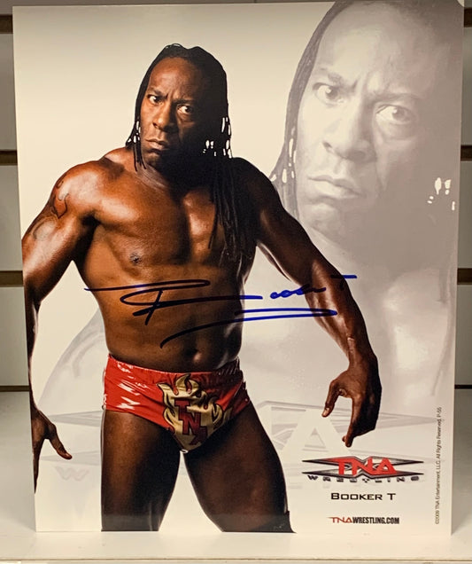 Booker T Signed TNA Authentic Promo (Comes w/COA)