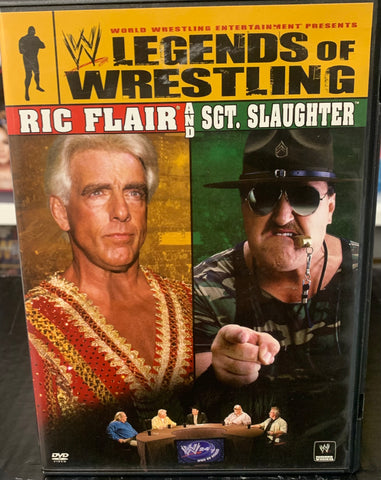 Legends of Wrestling DVD “Ric Flair & Sgt. Slaughter” (Iron Sheik, Bob Backlund, Luger & so much more)