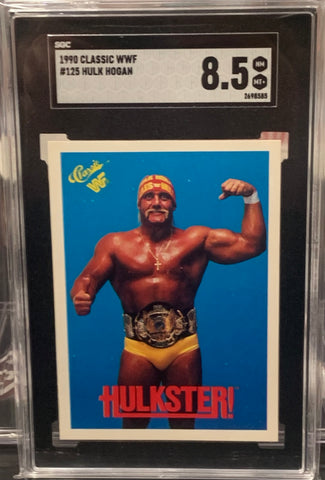 Hulk Hogan 1990 WWE Classic Card #125 Graded SGC 8.5