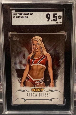 Alexa Bliss 2016 WWE NXT Topps Rookie Card Graded SGC 9.5 (Hard To Find)