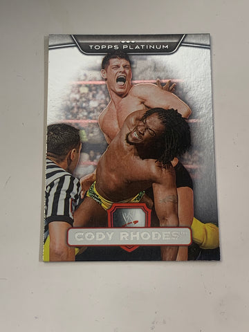 Cody Rhodes 2010 WWE Topps Platinum Card