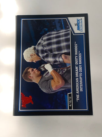 Cody Rhodes & Dusty Rhodes 2013 WWE Topps Road To Wrestlemania Card