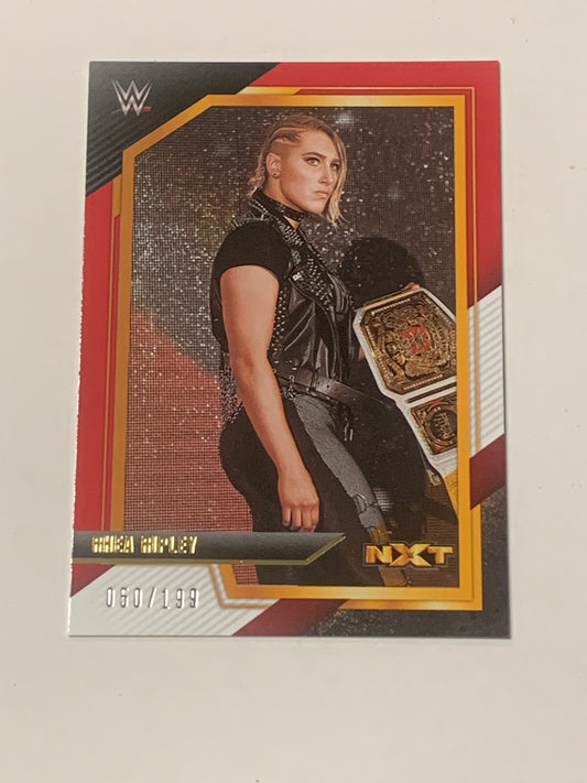 Rhea Ripley 2022 WWE NXT Red Parallel Card #50/199