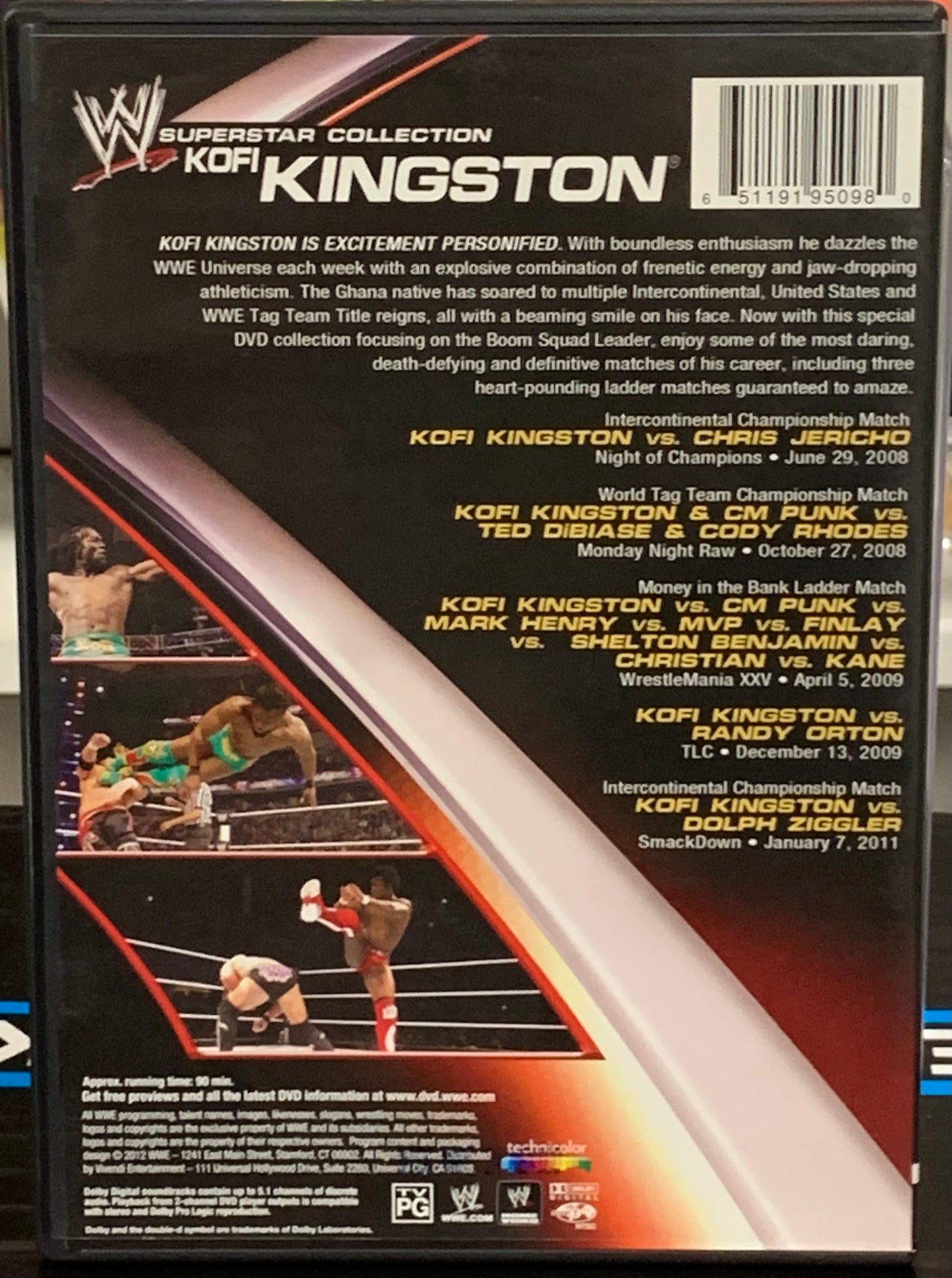 WWE DVD “Kofi Kingston, Superstar Collection” (CM Punk, Jericho, Cody Rhodes & so much more)
