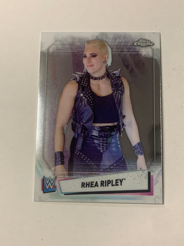 Rhea Ripley 2021 WWE Topps Chrome Card Judgement Day