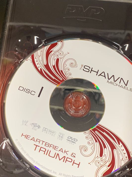 Shawn Michaels DVD 3-Disc Set “Heartbreak & Triumph” DX Bret Hart